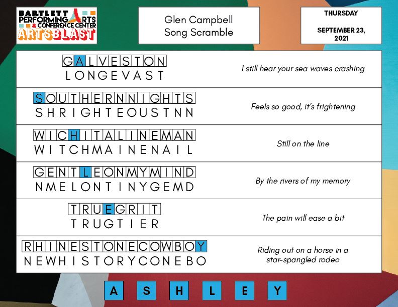 Artist Scramble ANSWERS-01