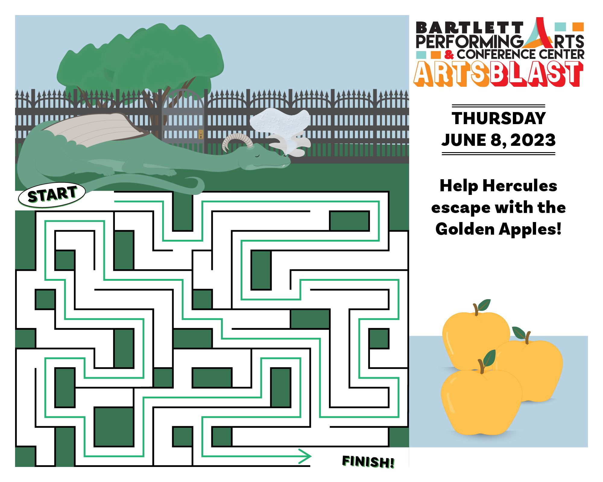 Hercules Apples Maze ANSWERS