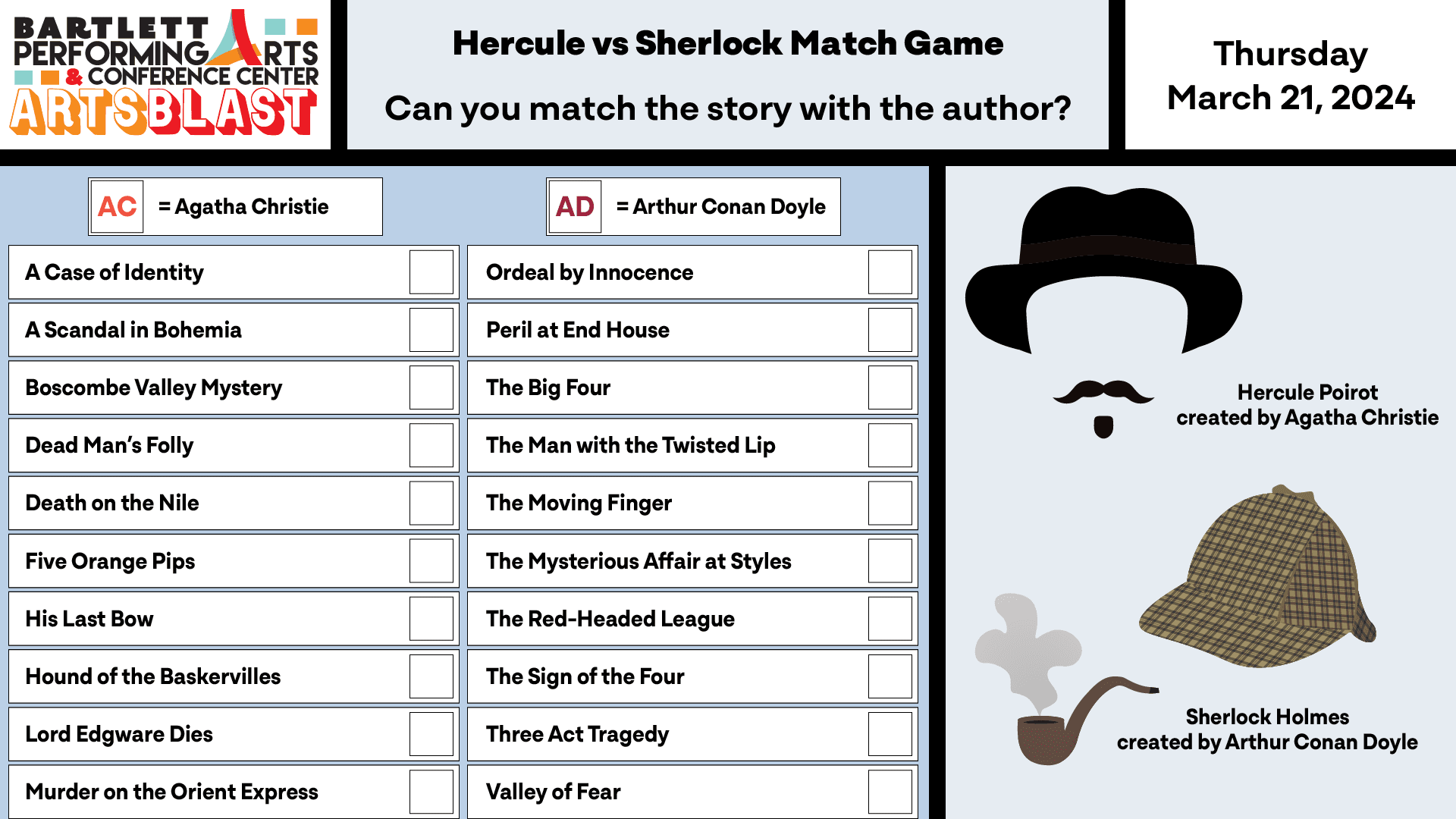 Hercule v Sherlock