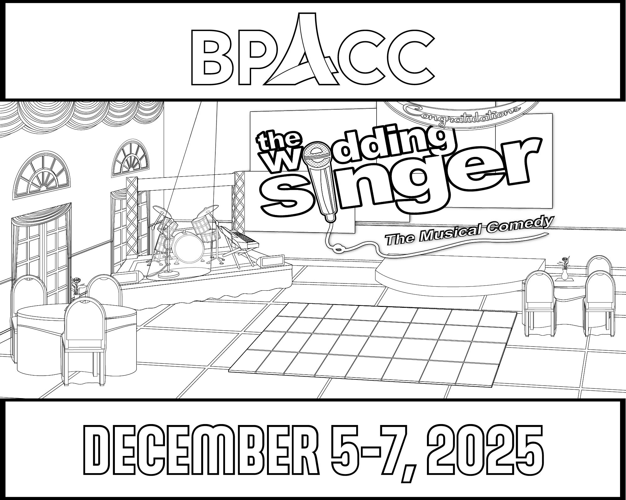 Wedding Singer Coloring Page