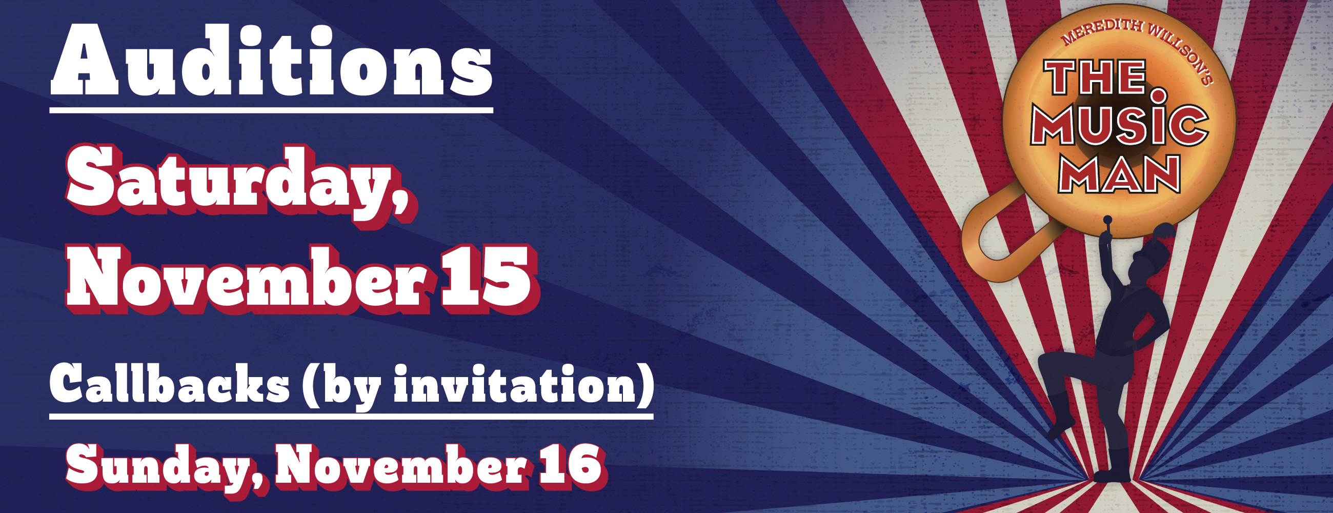 Music Man Auditions November 15